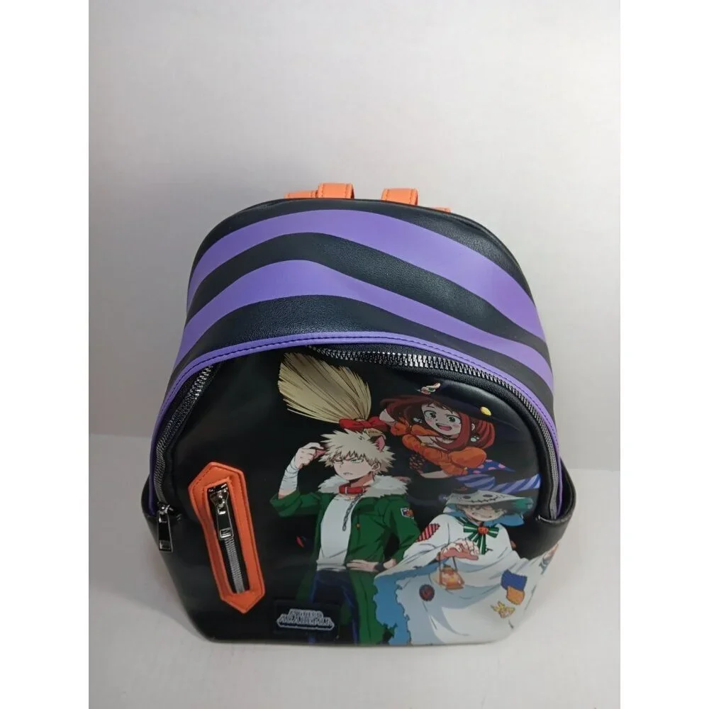 My Hero Academia Halloween Trio Mini Backpack Bioworld Deku Bakugo Ochako - Picture 3 of 7